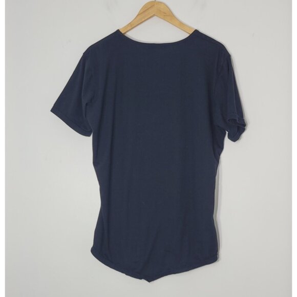 Coofandy Black Short Sleeve Crew Neck Loose Fit Basic Causal T-Shirt Size Large - Picture 2 of 11